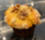 just baked banana nut muffin