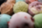 mulitple scoops of ice cream