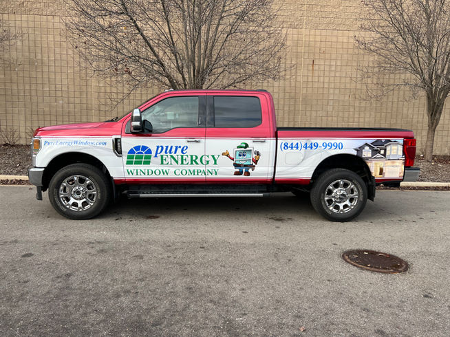 Pure Energy Pick Up Truck Vehicle Wrap
