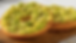 Avocado smeared on a bagel