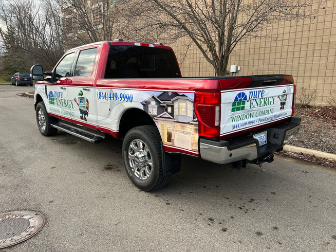 Pure Energy Pick Up Truck Vehicle Wrap