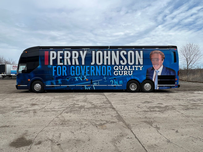 Perry Johnson Bus Wrap