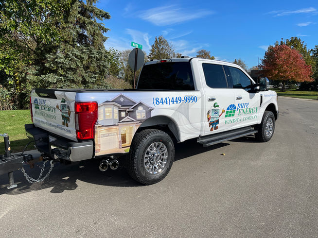 Pure Energy Pick Up Truck Vehicle Wrap