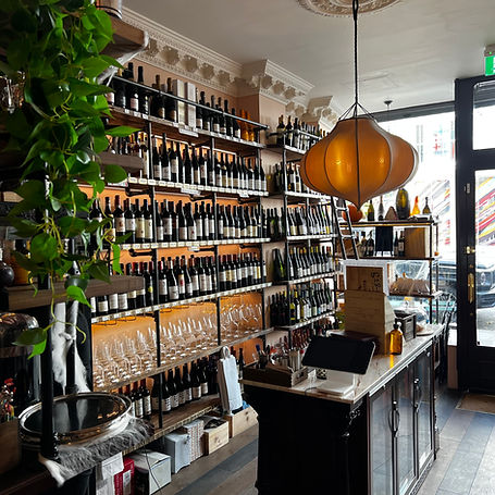 Ground floor cocktail bar and selection of wine