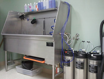 Example of installation in salon