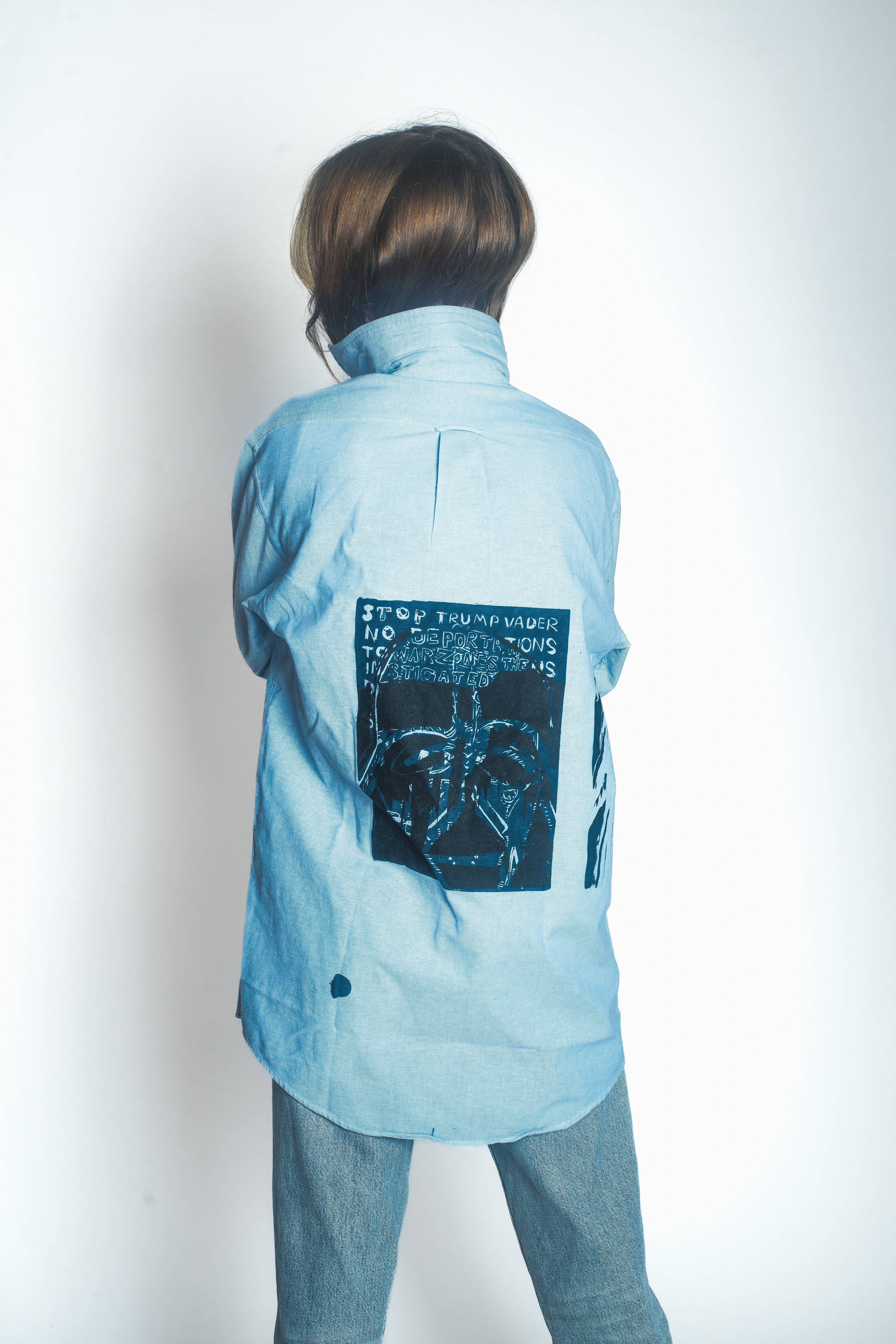 Darth Vadar Relief Two Color Unique Print on Claybrook