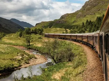 The Sibelius Train through the Countryside