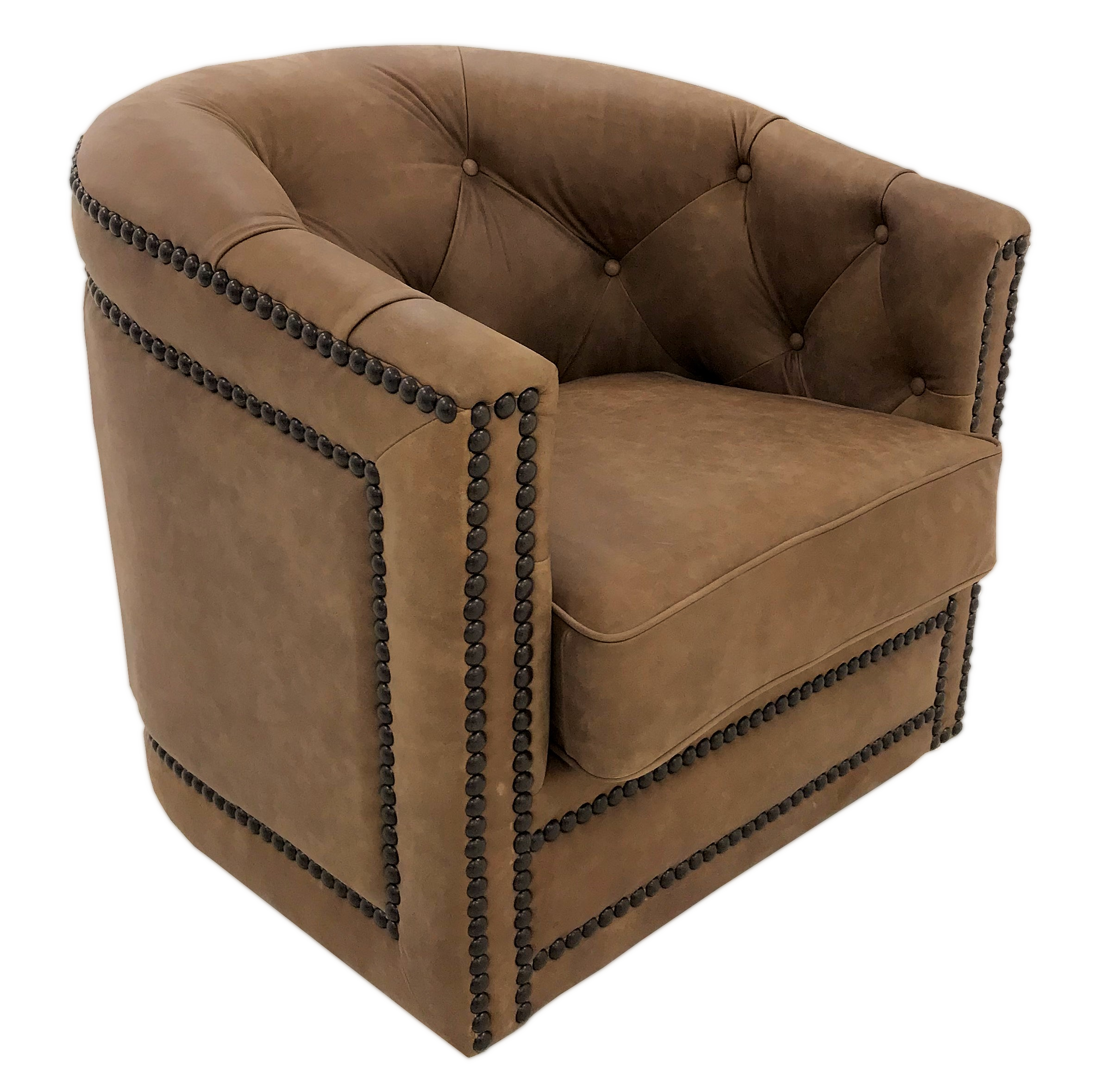 Tufted Barrel Chair