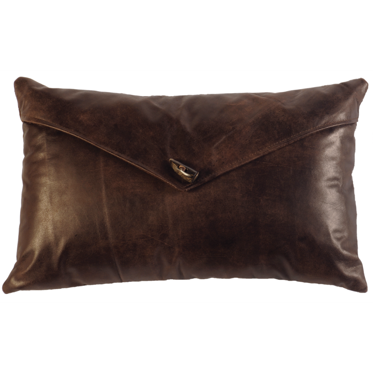 Leather Envelope Pillow
