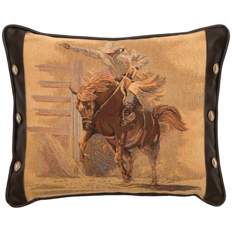 Tombstone Bronco Pillow
