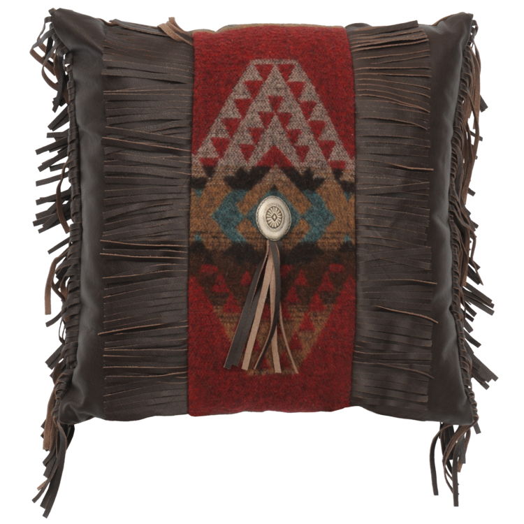 Yellowstone Leather Pillow