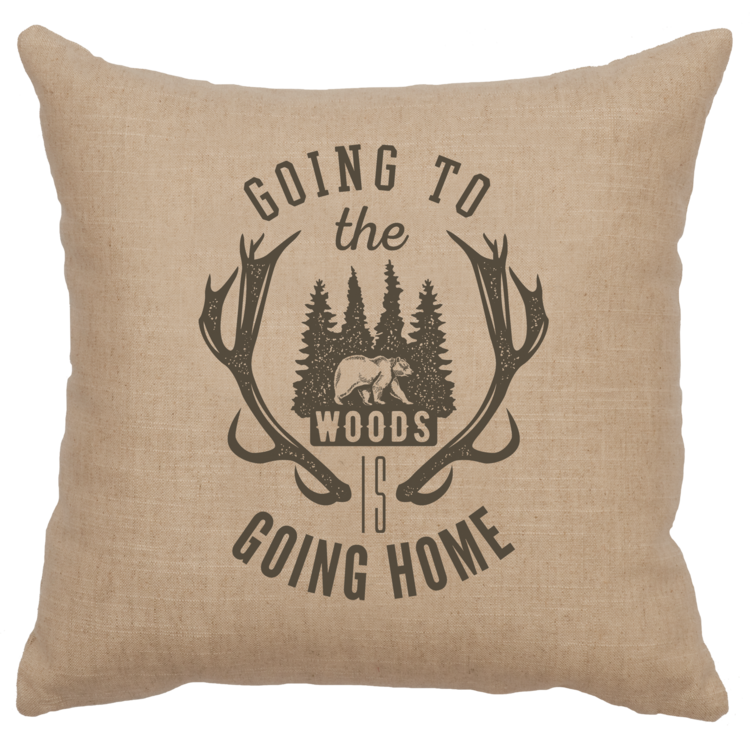 Going Home Linen Pillow