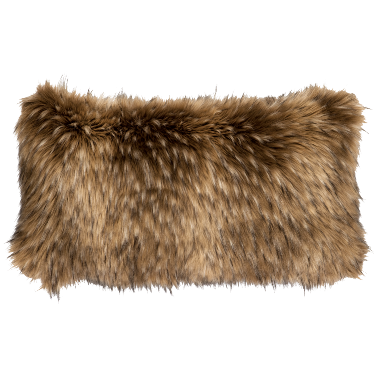 Coyote Faux Fur Pillow