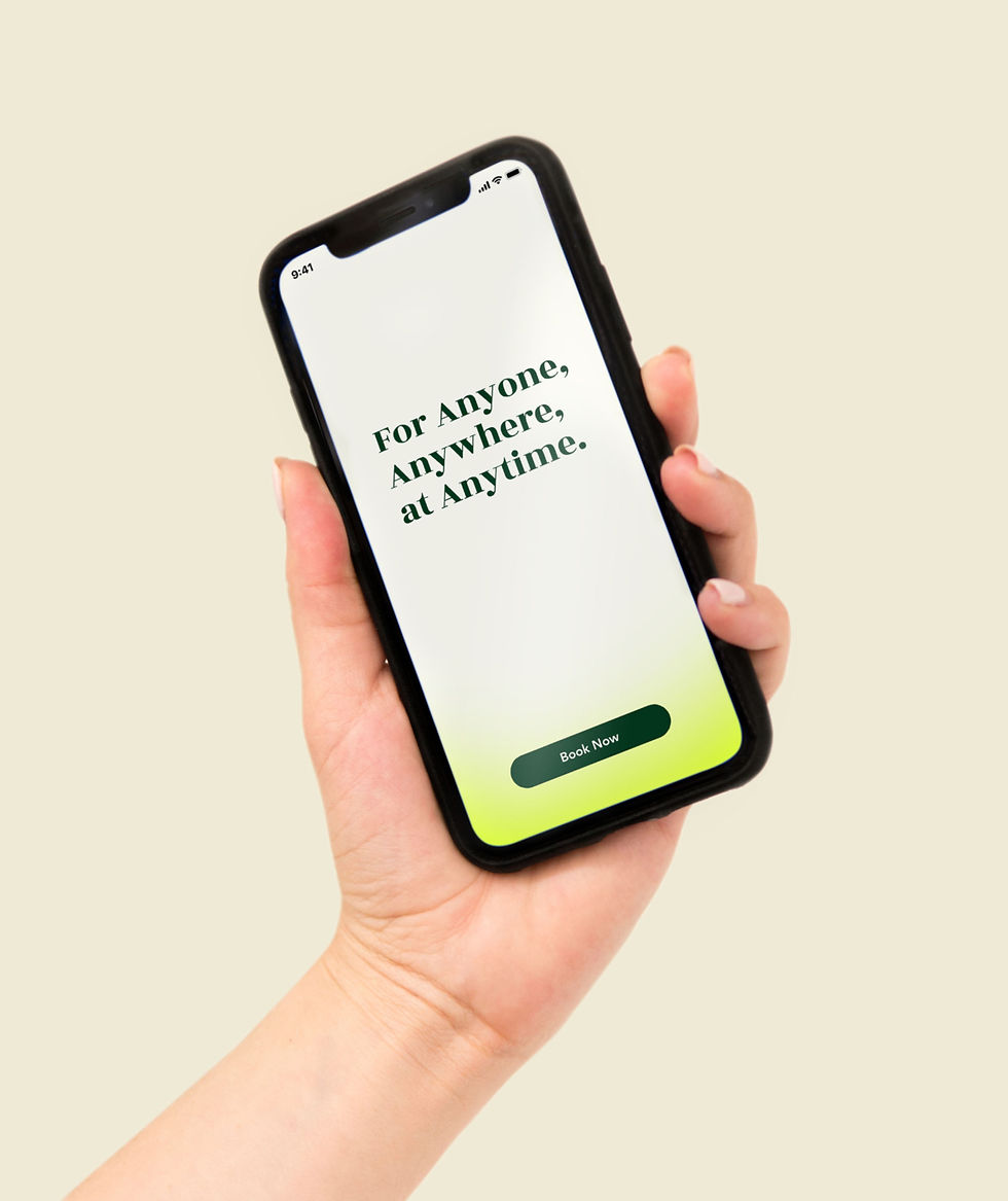 Mobile Phone "For anyone, anywhere, at any time"