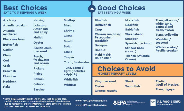 Healthy fish help your gut diversity.
