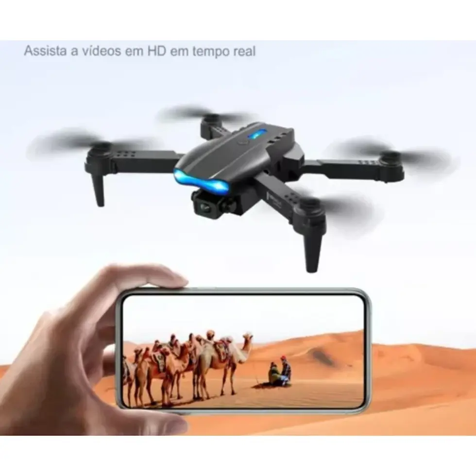 Miniatura: Dli E99pro Drone 4k hd Câmera Dupla Quadcopter Fotografia Aérea Rc Profissional