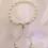 Thumbnail: Fresh water pearl adjustable mermaid tail pearl bracelet