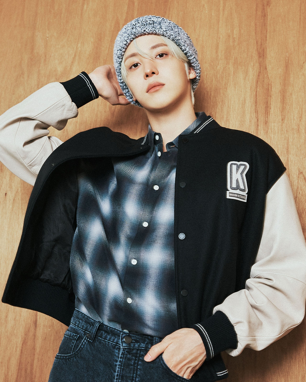 Maison Kitsune X ATEEZ Yunho ©️Maison Kitsune