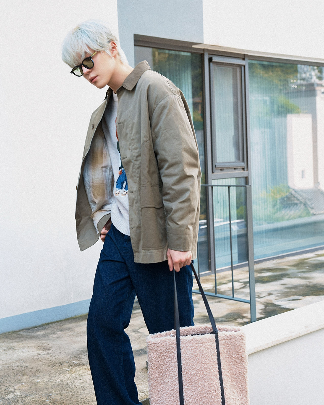 Maison Kitsune X ATEEZ Yunho ©️Maison Kitsune
