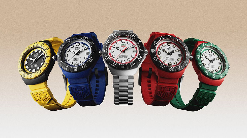 TAG Heuer Formula 1 Solargraph腕錶情境圖 ©️ TAG Heuer