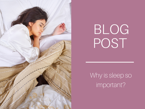 Why is sleep so important?