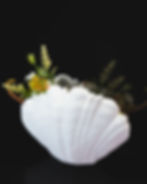 Miniaturbild: Muschel Vase 3D-gedruckte | Designvase im Muschellook