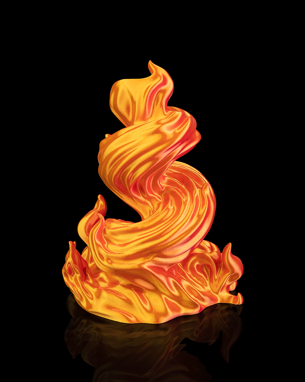 Miniaturbild: Feuerspirale Dice Tower – Würfelturm 3D Druck Tabletop Zubehör