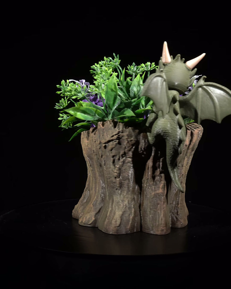 Miniaturbild: Fantasy Blumentopf & Pflanztopf – Magischer Blumenuntertopf