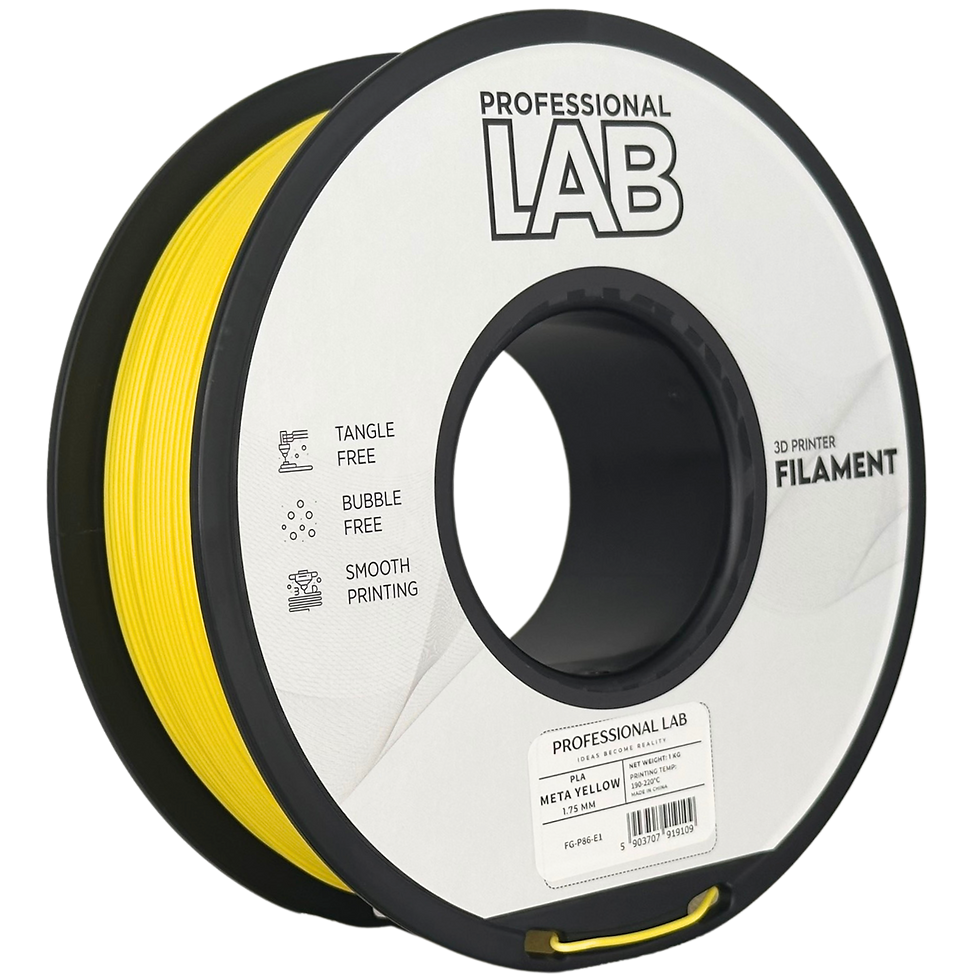Miniaturbild: PLA Meta Filament 1,75 mm 1kg – Prof. Lab gelb