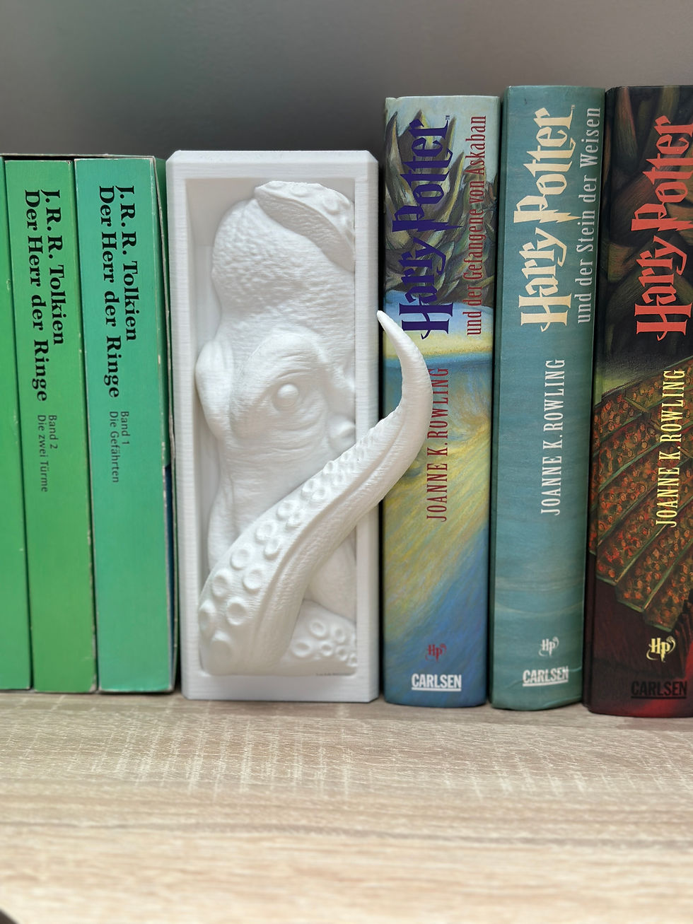 Miniaturbild: Book Nook – 3D-gedruckt | Dekoration für dein Bücherregal | Krake
