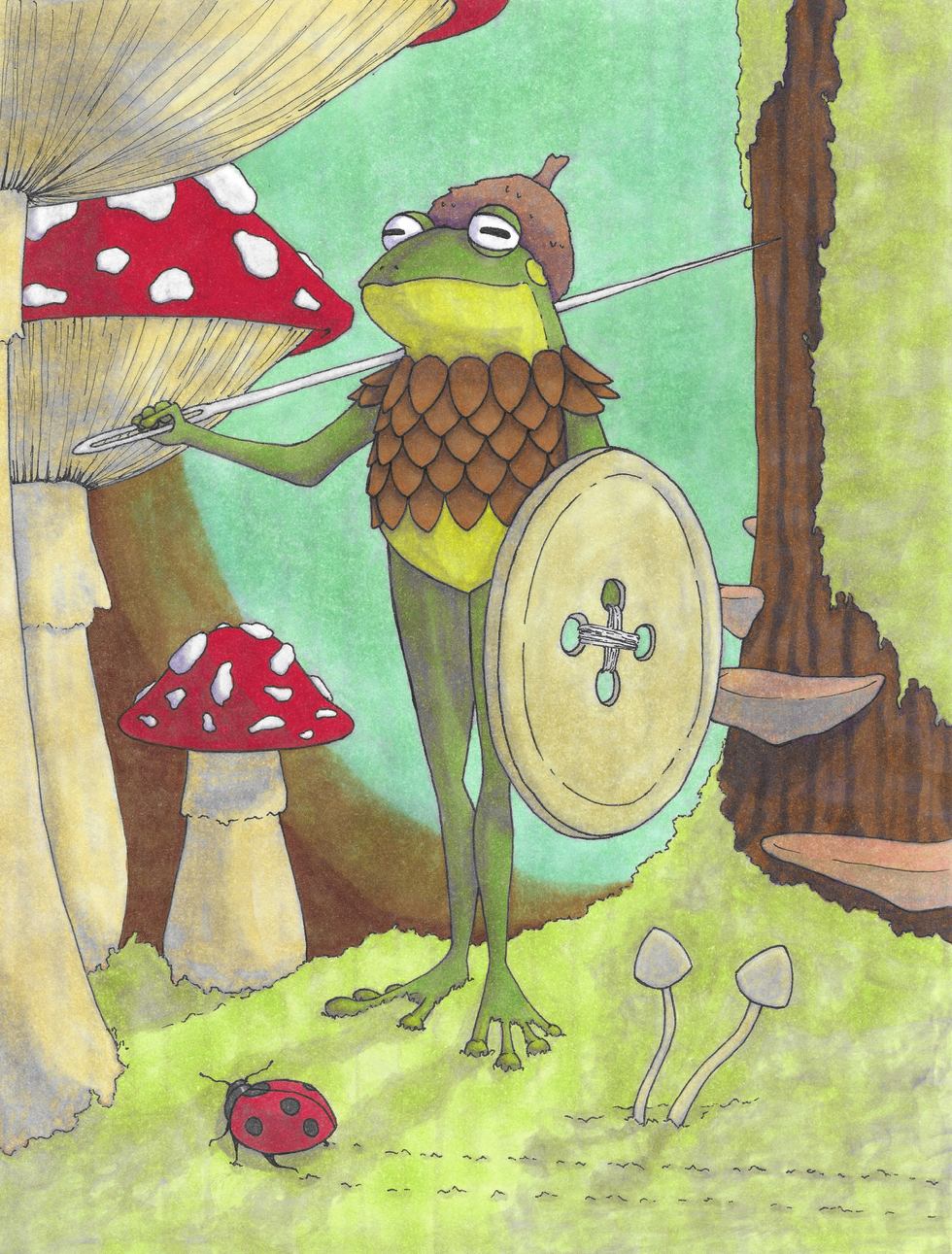 The Knight of the Emerald Glade