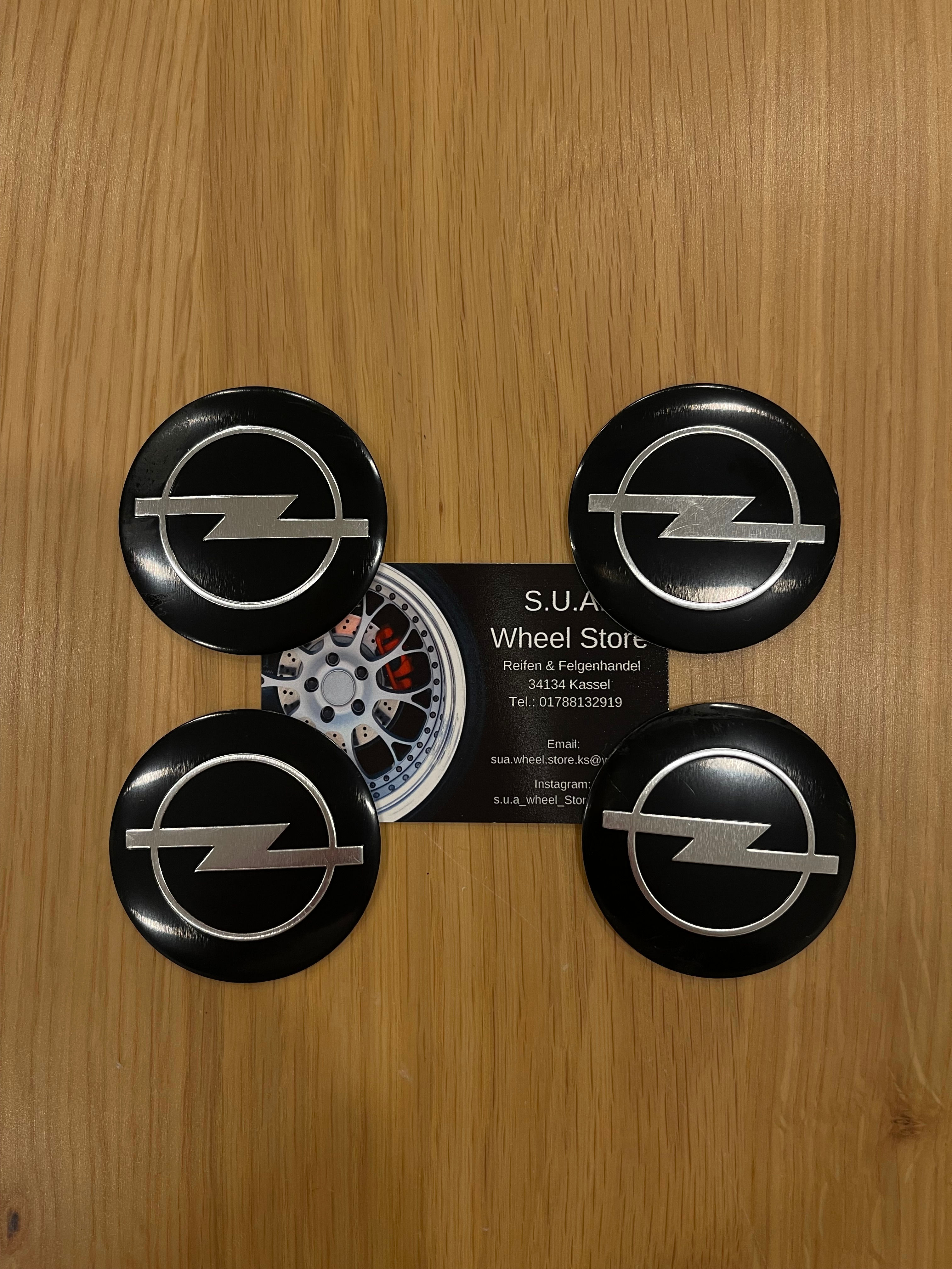 4x Opel Nabendeckel/Aufkleber/Sticker 56mm