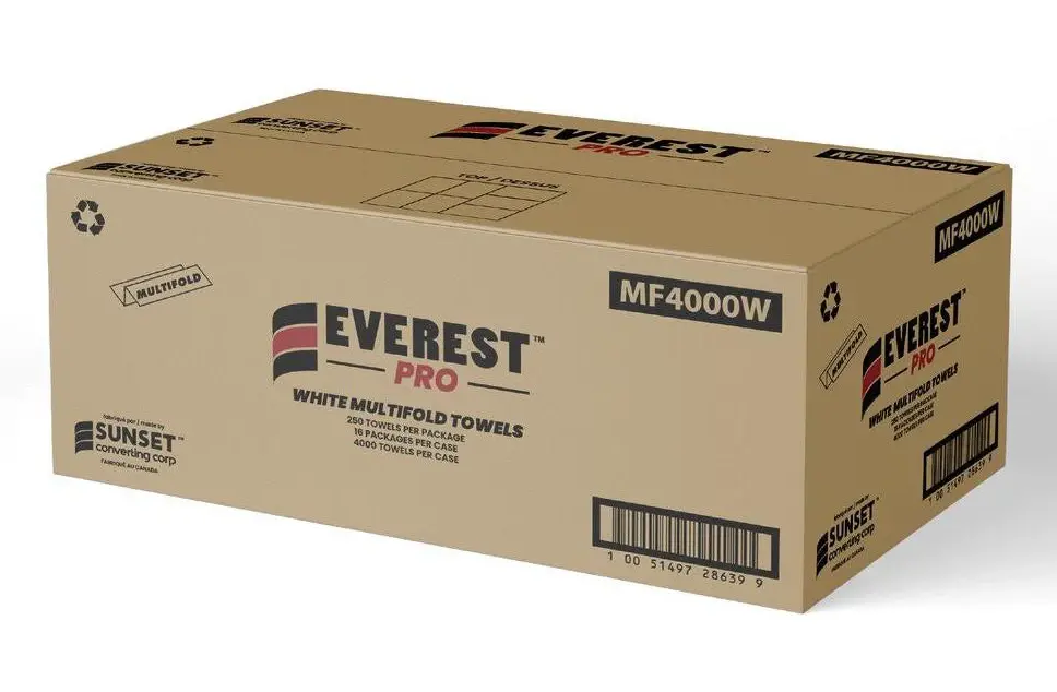 Thumbnail: Everest Pro - White Multifold Hand Towel, 4000/Cs
