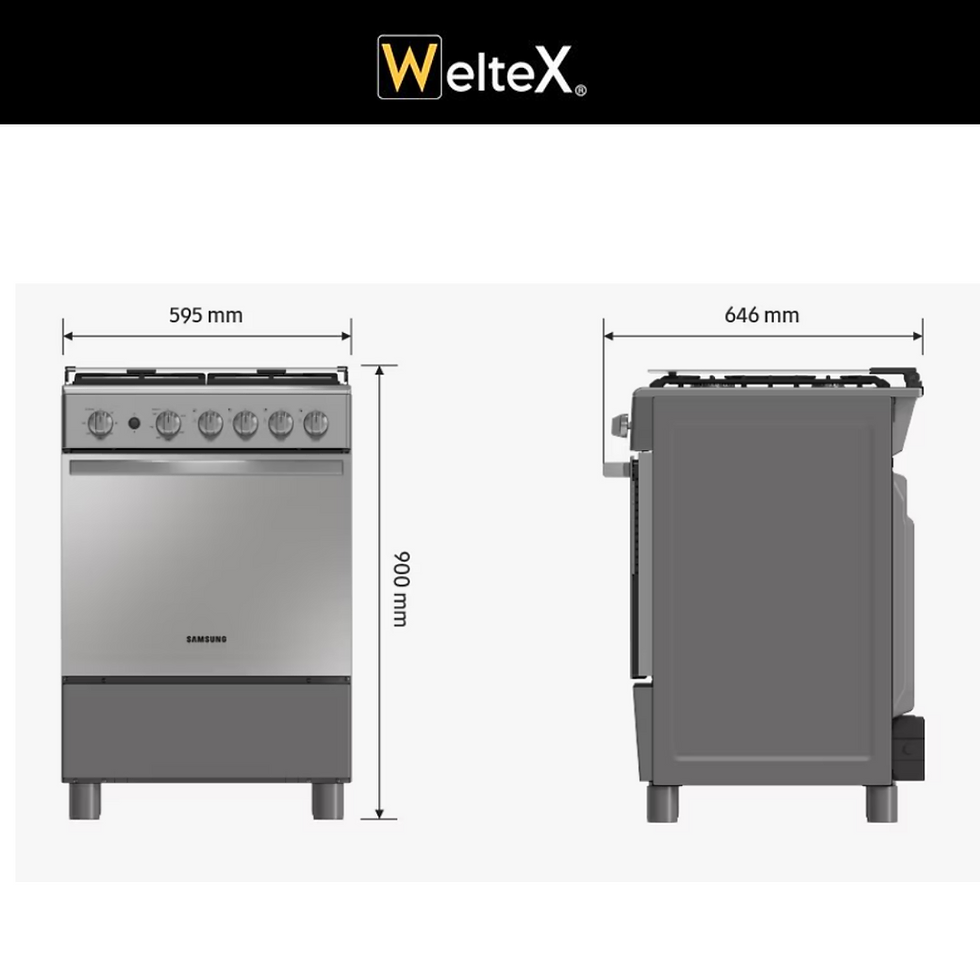 Miniatura: COCINA SAMSUNG A GAS 24¨ 4 QUEMADORES ( NX24BG45411VAP )