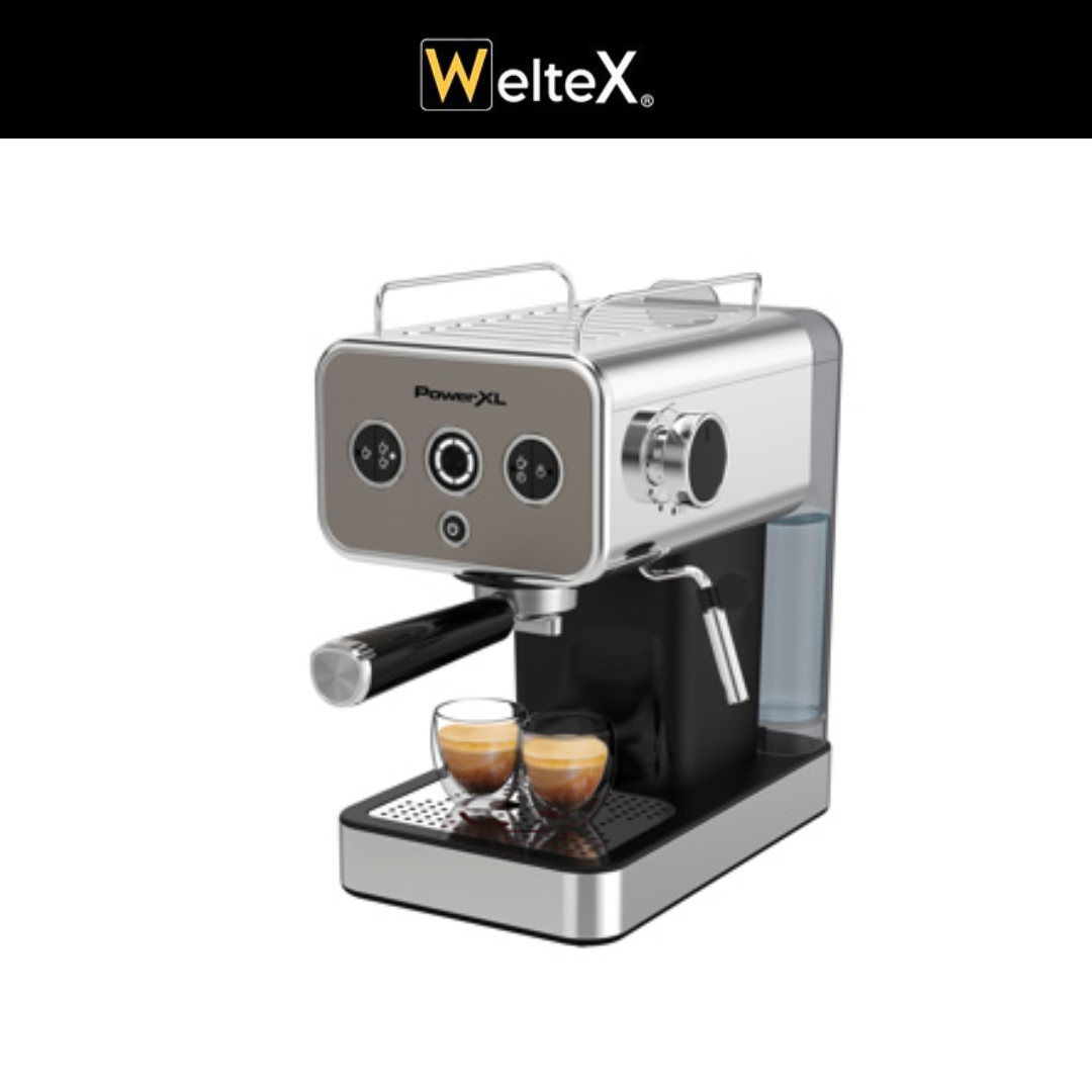 CAFETERA EXPRESSO POWER XL SENCILLO O DOBLE  (EM0112-0SPLA)