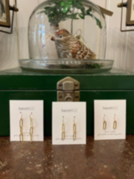 Paperclip Gold-filled Earrings