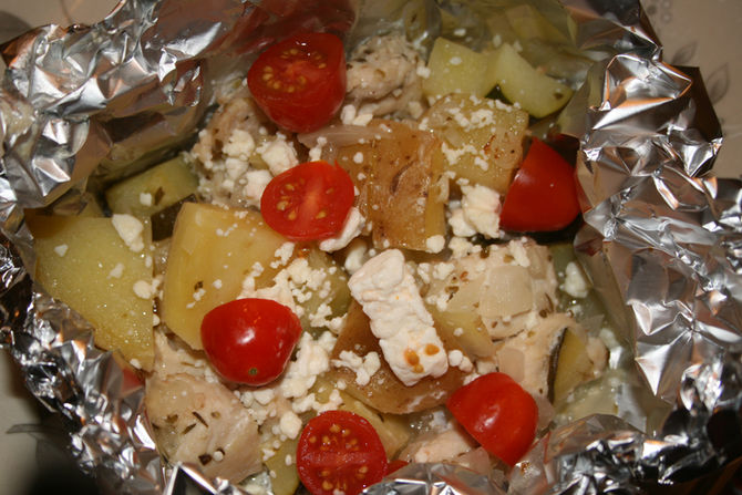 Lemon Chicken Potato Packets