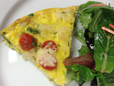 Sweet Pea and Potato Frittata