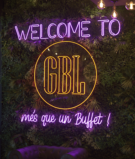Enseigne décorative de bienvenue de Gran Buffet Libre Girona