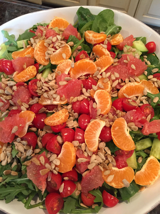 Citrus Salad with Baby Greens