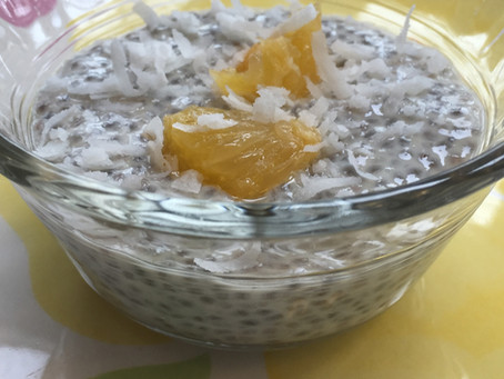 Sweet Orange Chia Seed Pudding