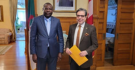 Audience accordée avec SEM l'ambassadeur de l'Algerie à Ottawa