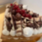 Number cake nutella kinder (10 parts)