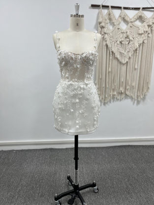 Brautkleid kurz Bride Weddingdress Wedding Hochzeit Party Partyoutfit
