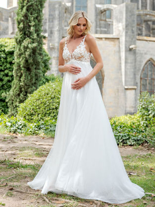 Brautkleid Braut Mami Umstandsmode Hochzeit