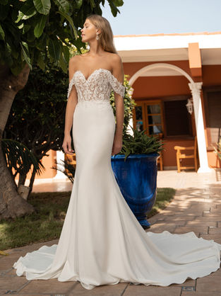 Brautkleid Braut Meerjungfrau Fitnflare Fit'n'Flare Hochzeit