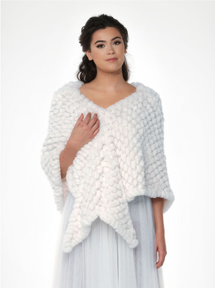 Brautaccessoires Accessoires Stola Bolero Brautjacke Braut Hochzeit Pullover Cape Kunstfell