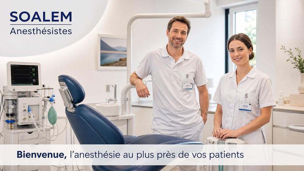 Soins dentaires sous anesthésie au cabinet : une nouvelle collaboration à Montreux