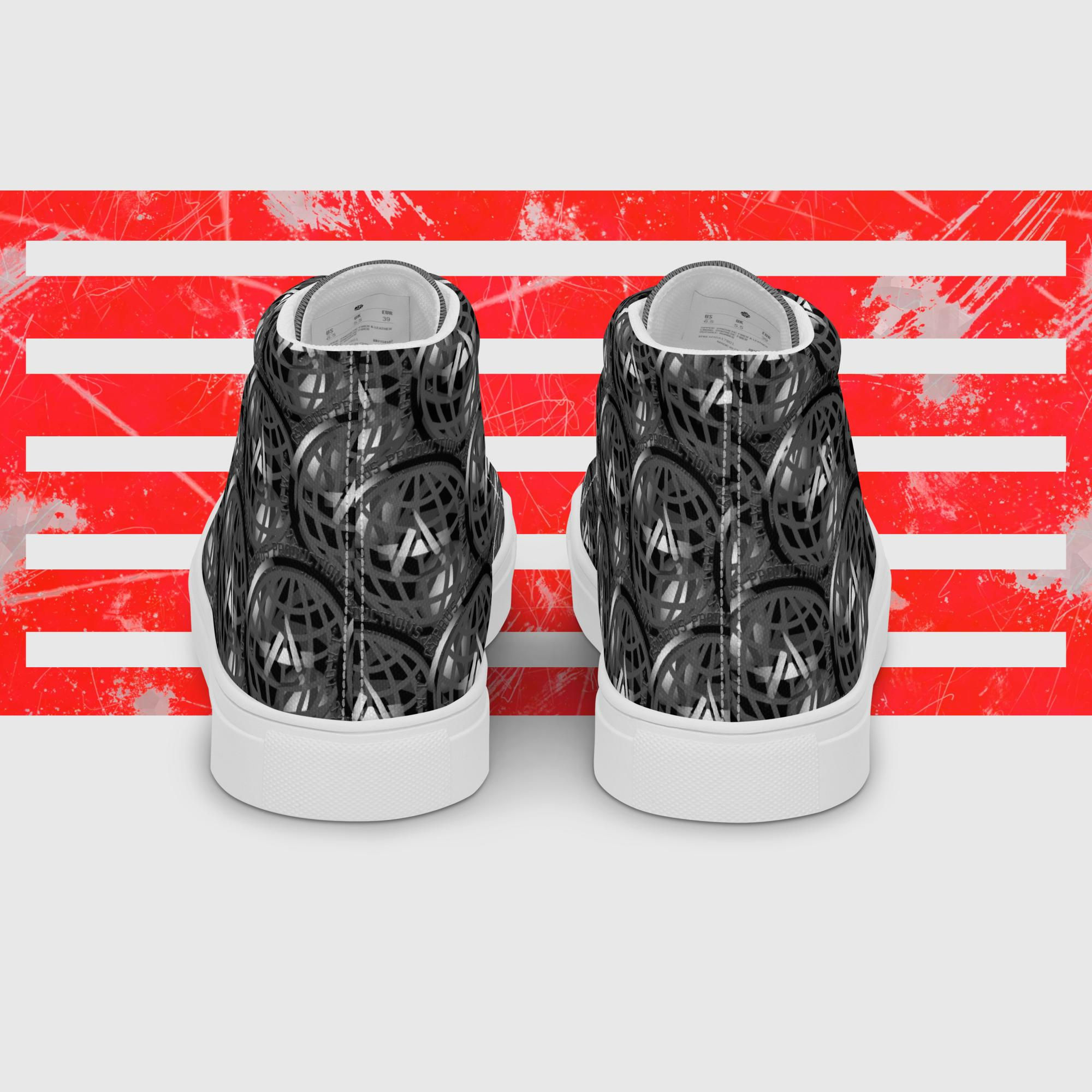 Women’s high top canvas shoes