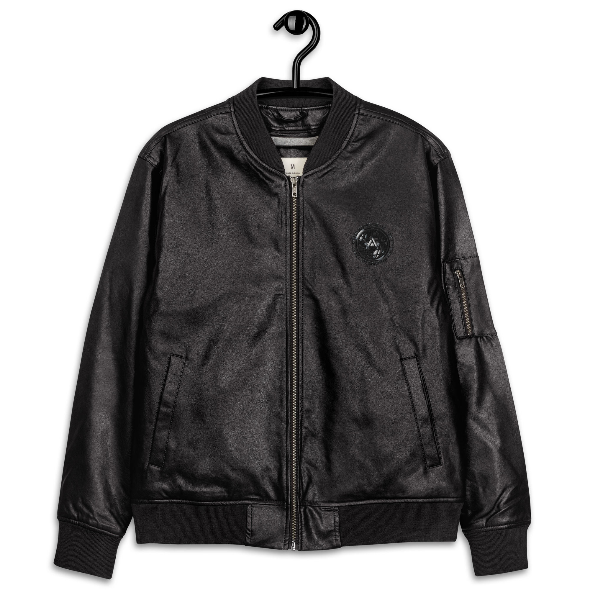 Leather Bomber Jacket